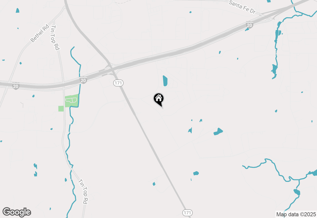 Map of 304 Bonita Street, Weatherford, TX 76087