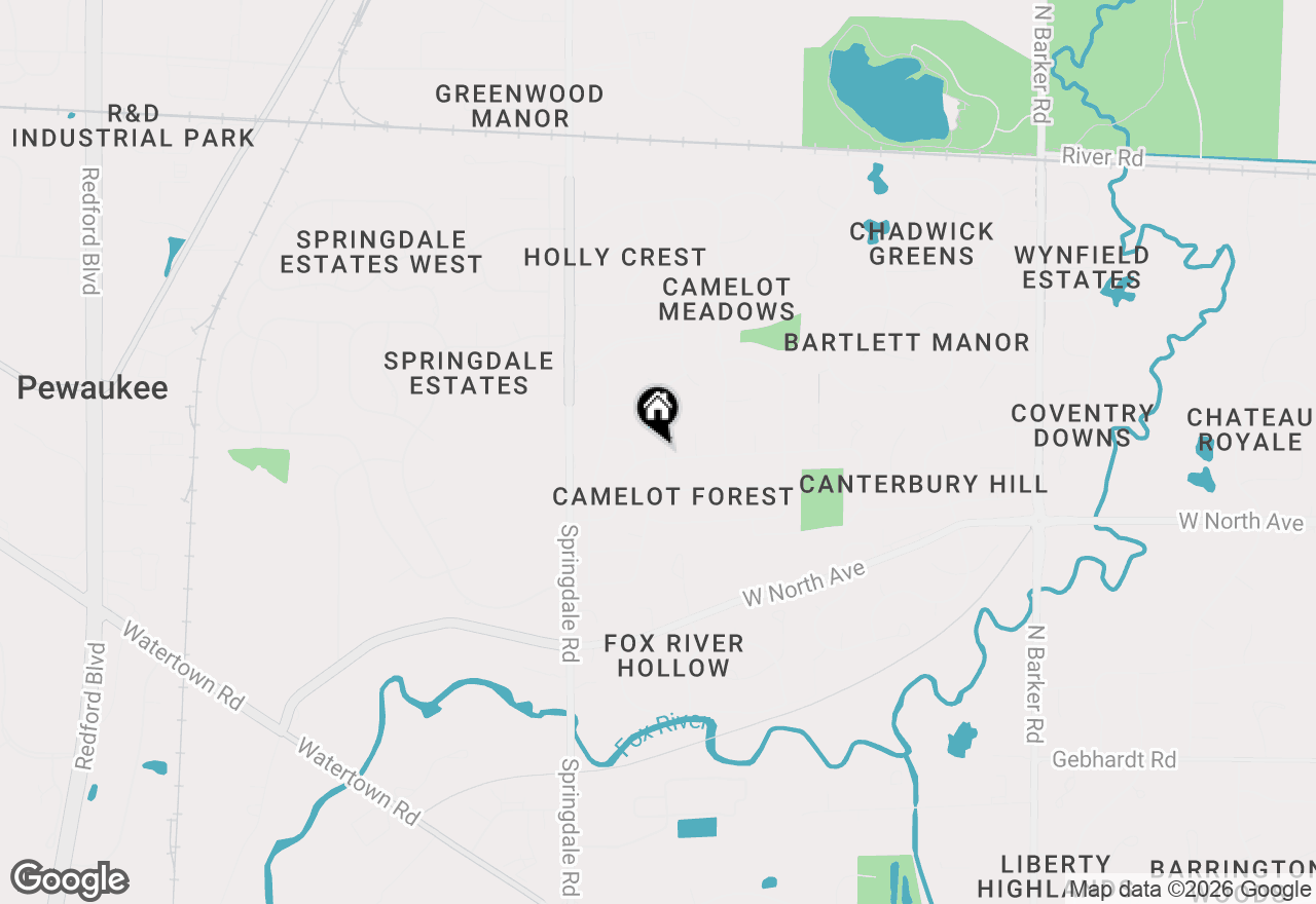 Map of 21700 Ann Rita Dr, Brookfield, WI 53045