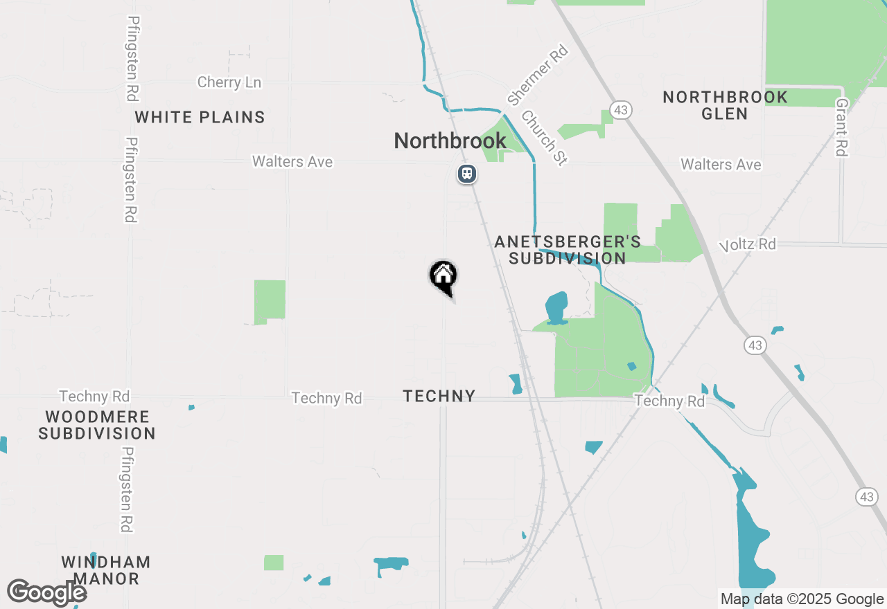Map of 2001 Brentwood Road, Northbrook, IL 60062