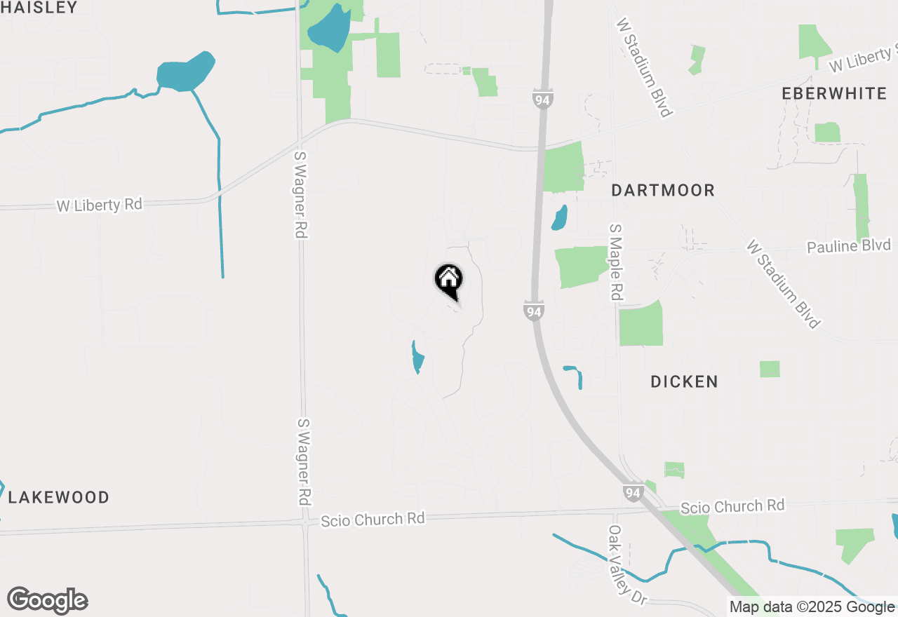 Map of 1327 Timmins Drive, Ann Arbor, MI 48103