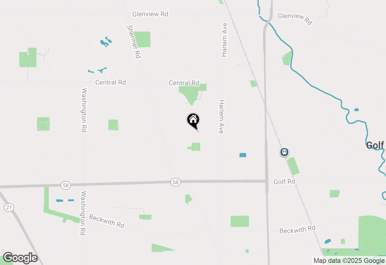 Map of 240 Parkview Road, Glenview, IL 60025