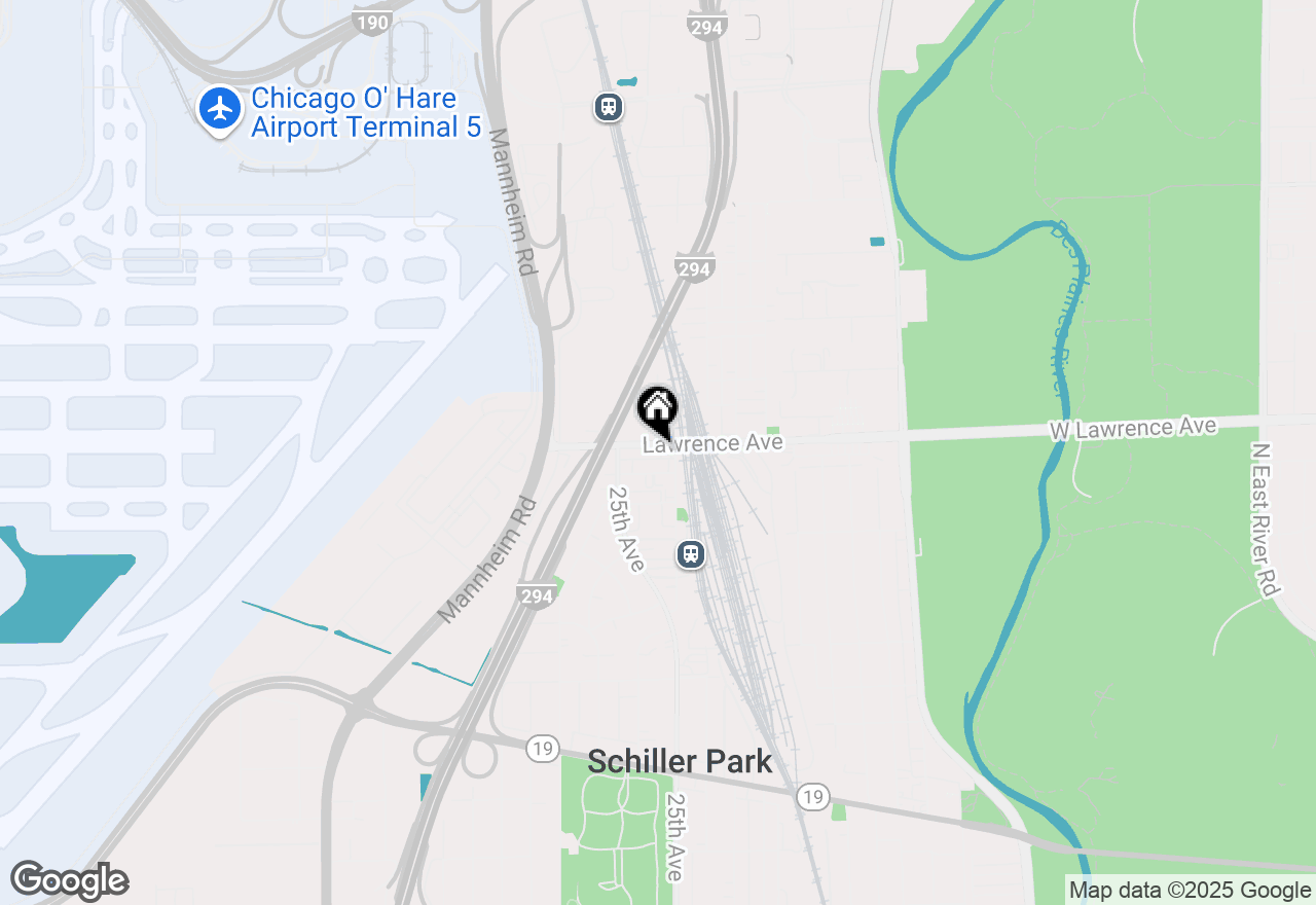 Map of 9815 Lawrence Court #3E, Schiller Park, IL 60176