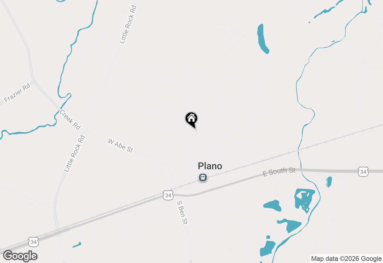 Map of 518 N Hugh Street, Plano, IL 60545