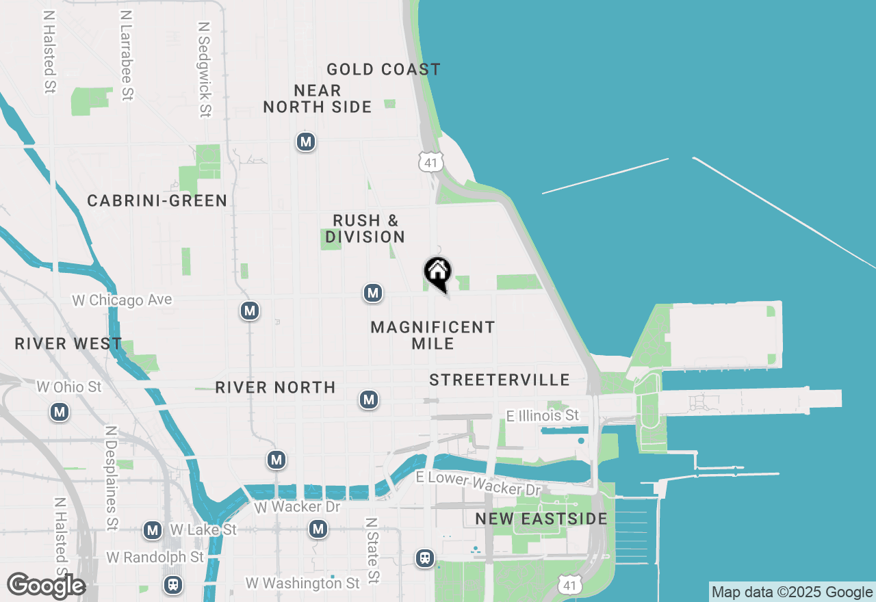 Map of 777 N Michigan Avenue #2405, Chicago, IL 60611