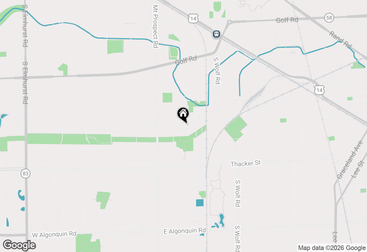 Map of 567 Bedford Lane, Des Plaines, IL 60016