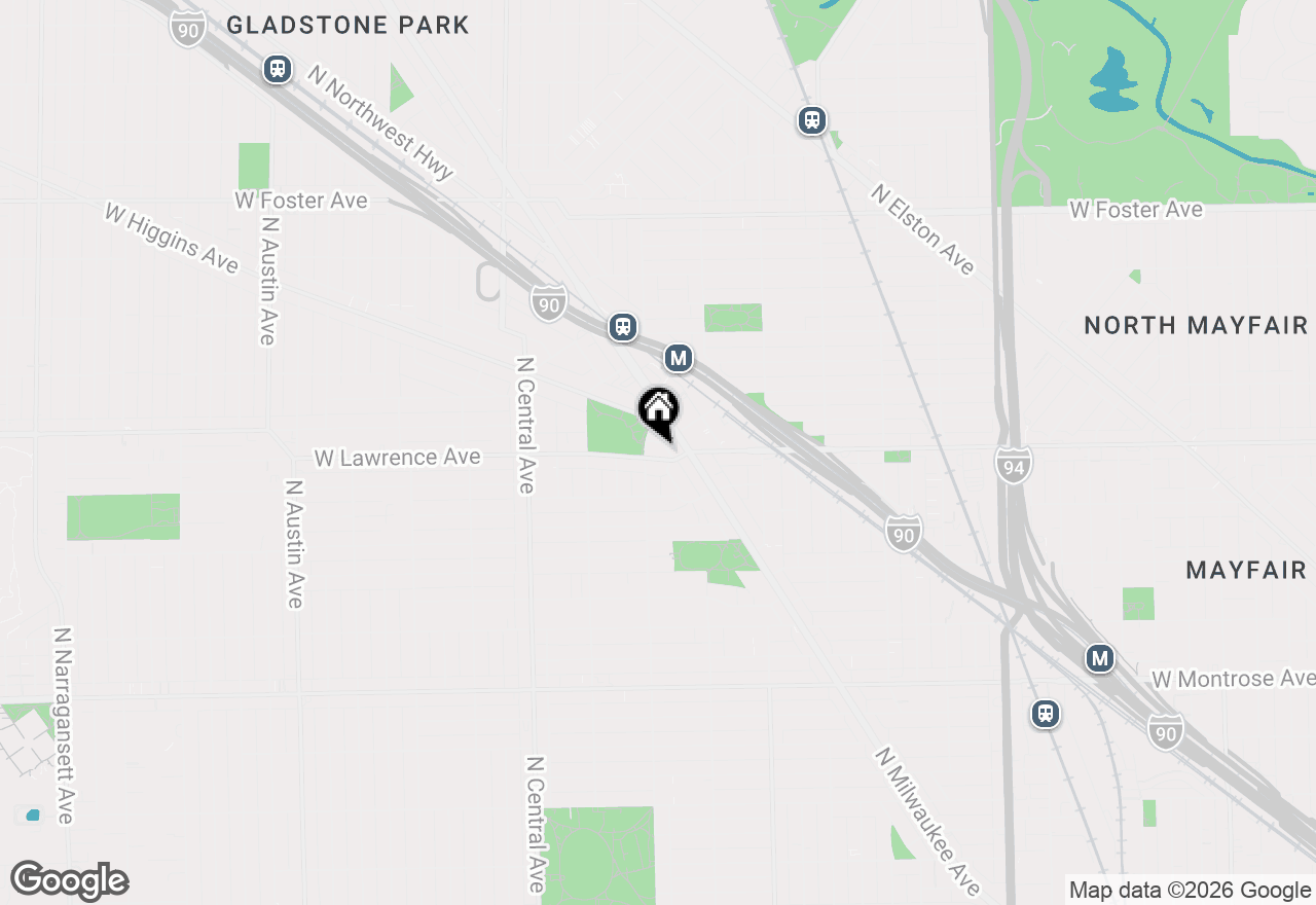 Map of 5362 W Lawrence Avenue #2W, Chicago, IL 60630