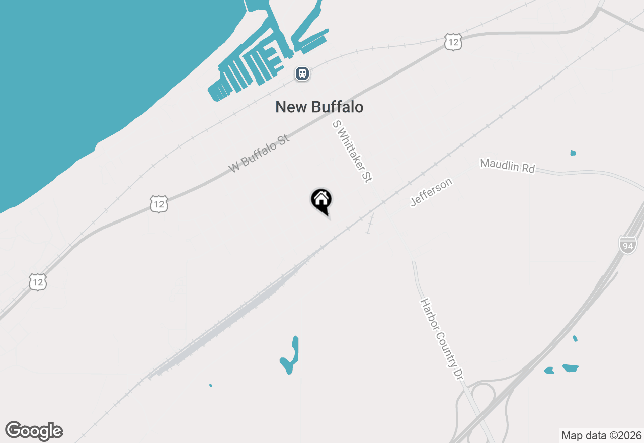 Map of 418 S Mayhew Street, New Buffalo, MI 49117