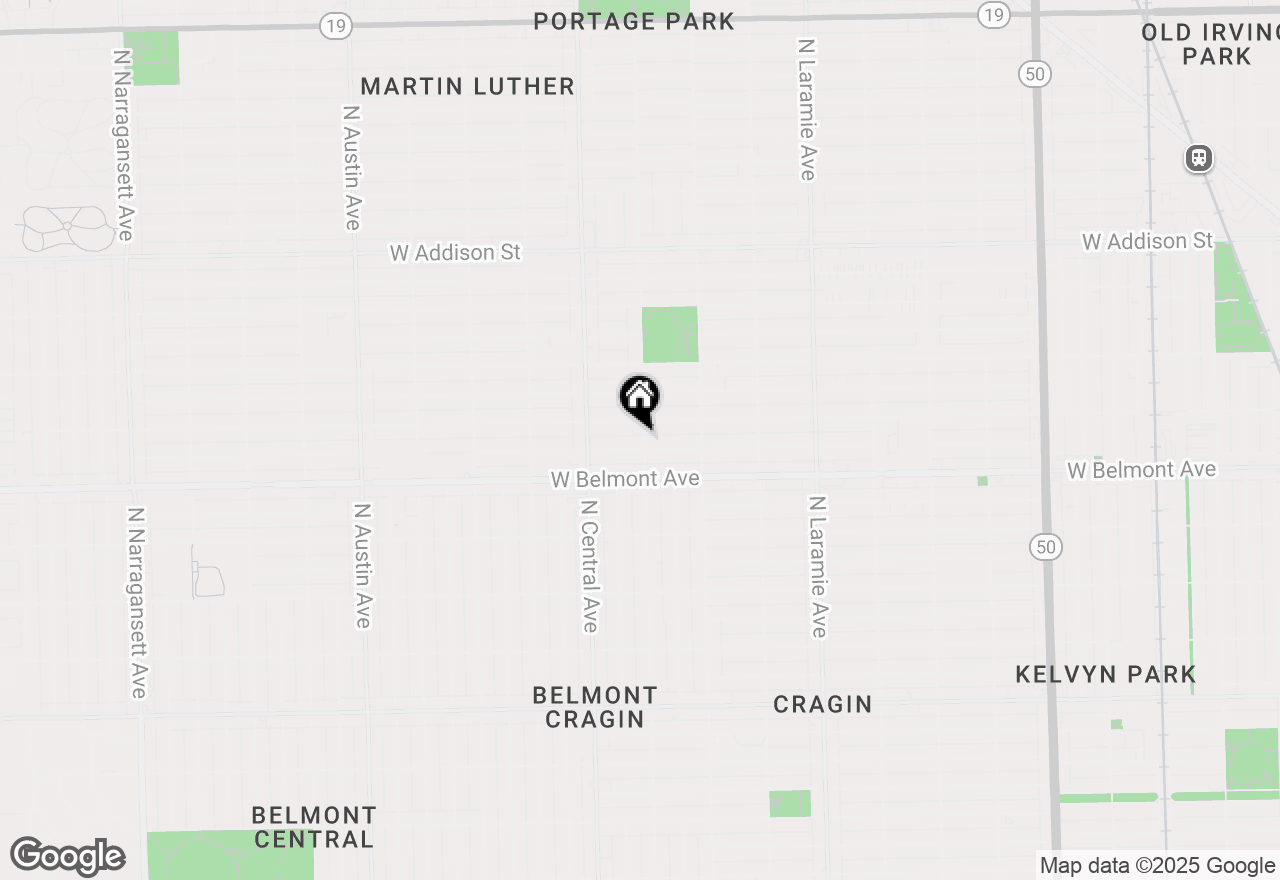 Map of 3248 N Linder Avenue #3C, Chicago, IL 60641