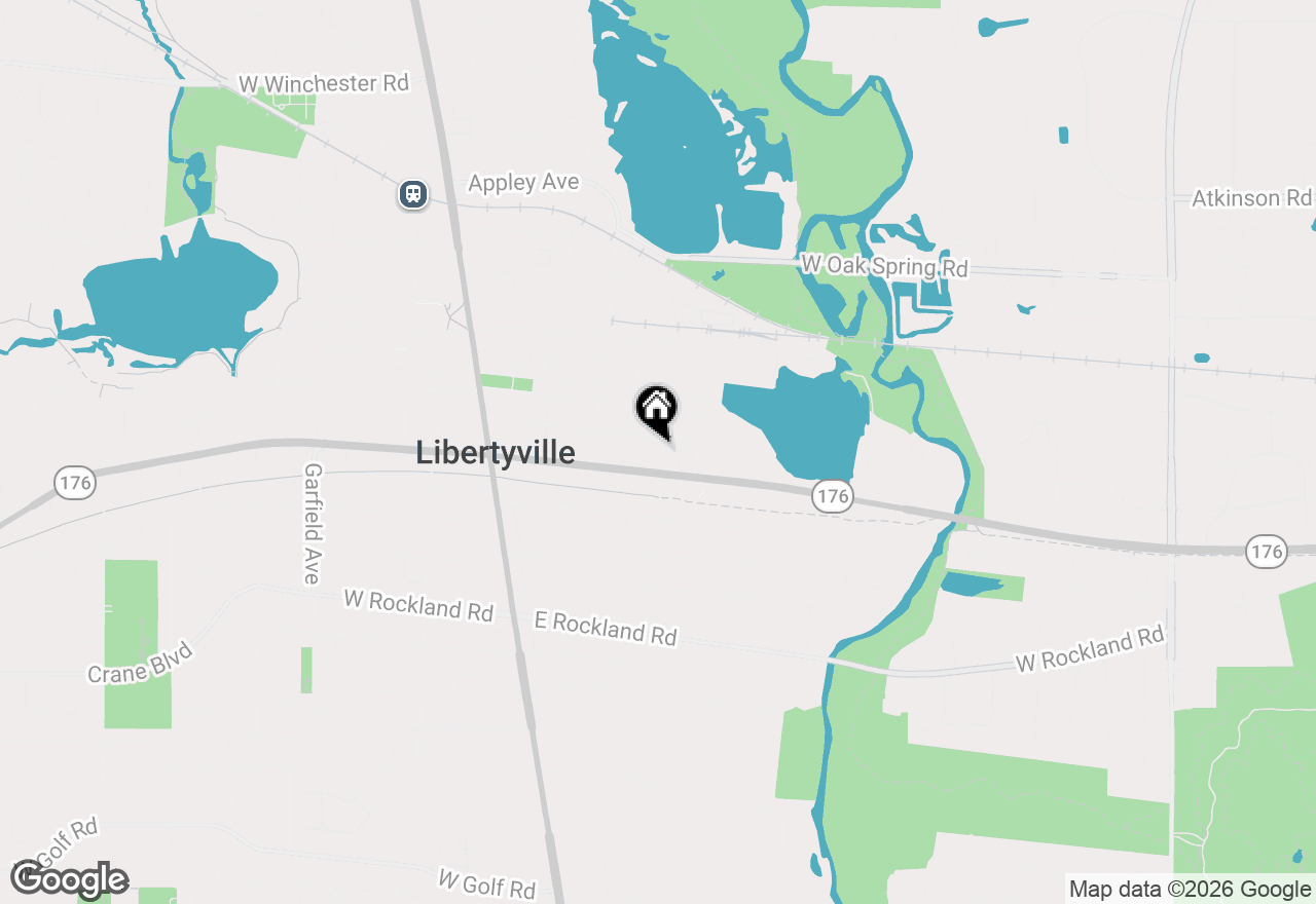 Map of 121 4th Street, Libertyville, IL 60048