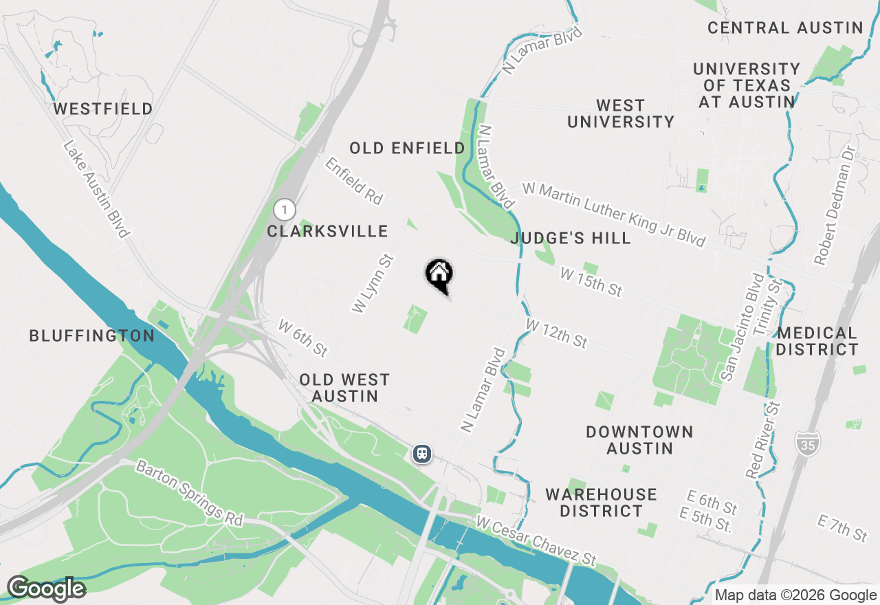 Map of 1006 Shelley Ave, Austin, TX 78703