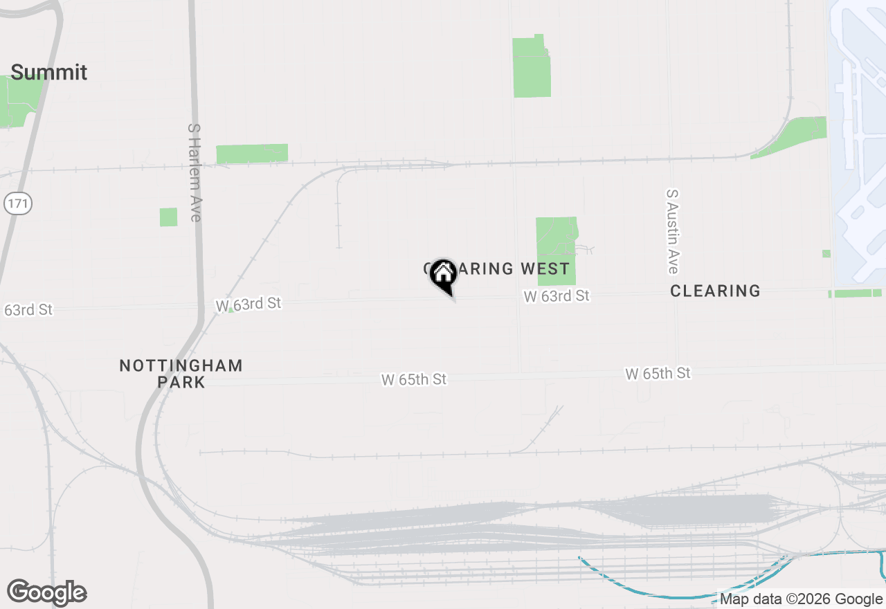 Map of 6307 S Nashville Avenue #2N, Chicago, IL 60638
