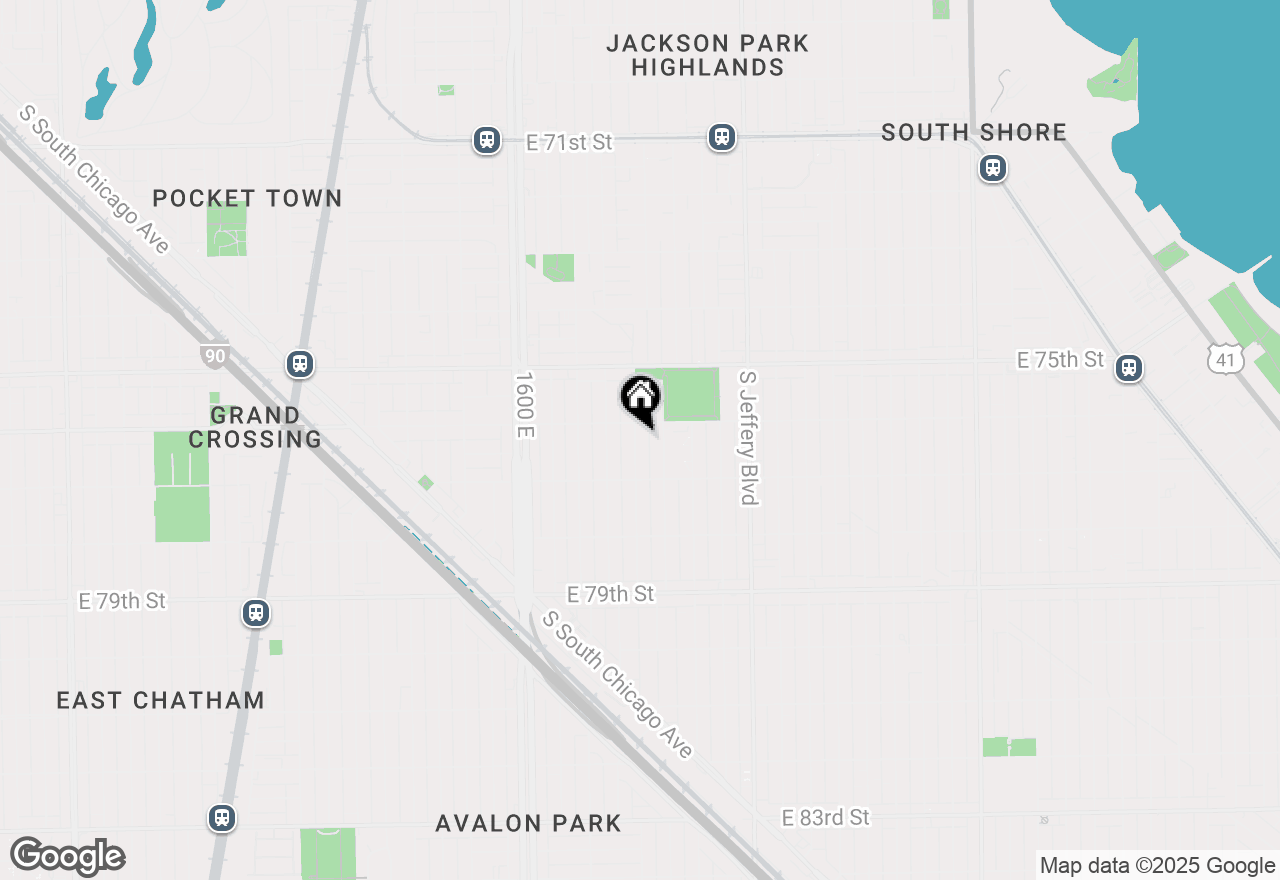 Map of 7617 S Cregier Avenue, Chicago, IL 60649