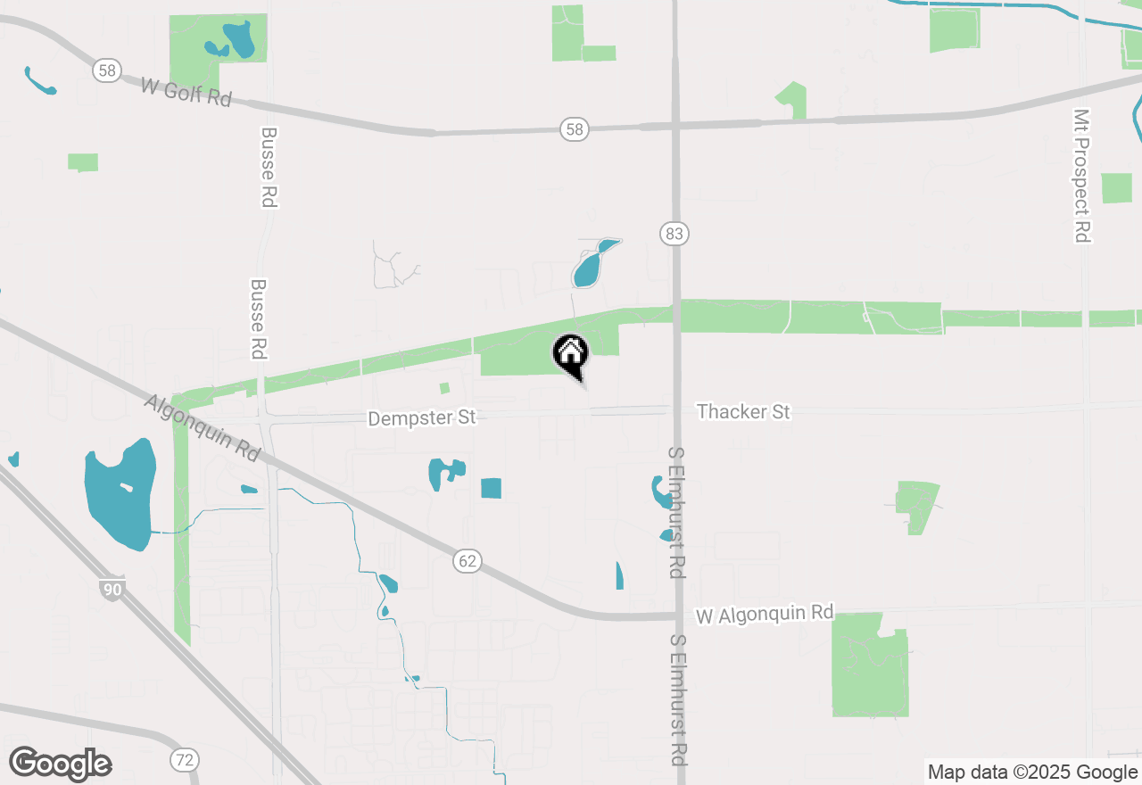 Map of 512 W Ida Court #1, Mount Prospect, IL 60056