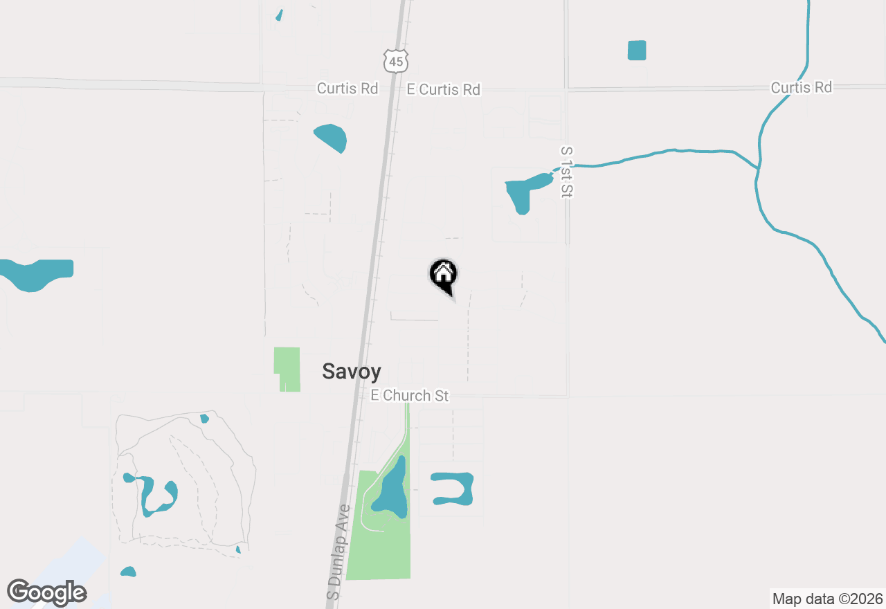 Map of 406 Tickseed Avenue, Savoy, IL 61874