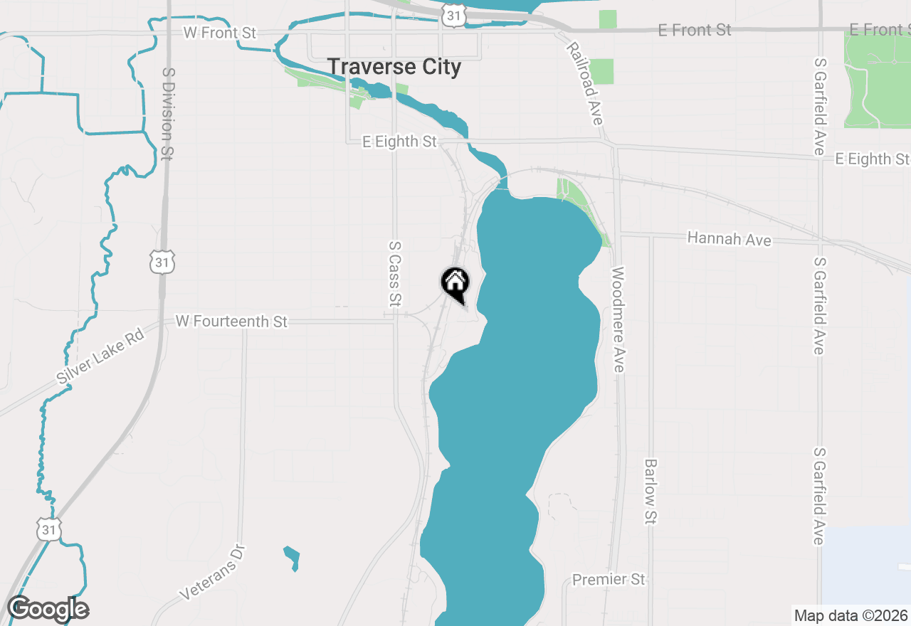 Map of 1122 Lake Ridge Drive, Traverse City, MI 49684