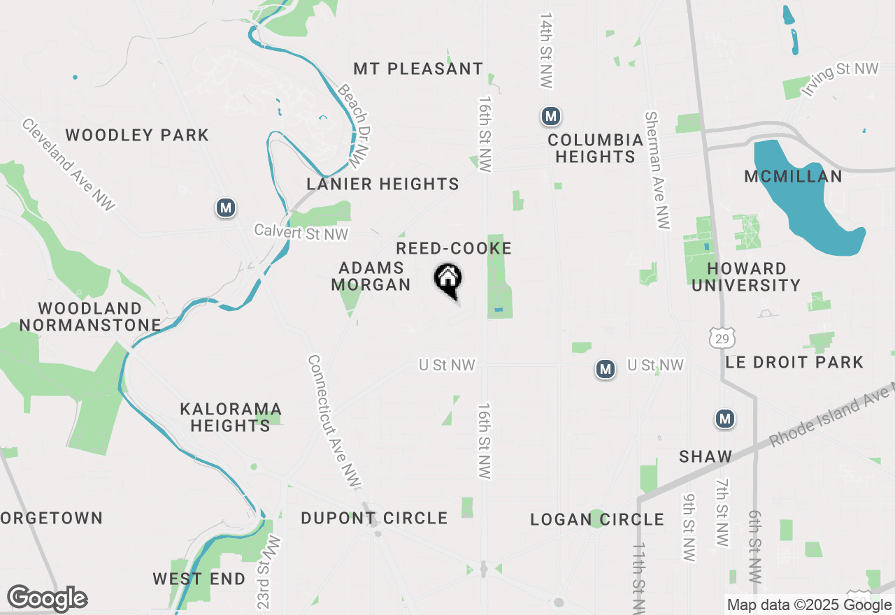 Map of 2200 17th Street Nw #204, Washington, DC 20009
