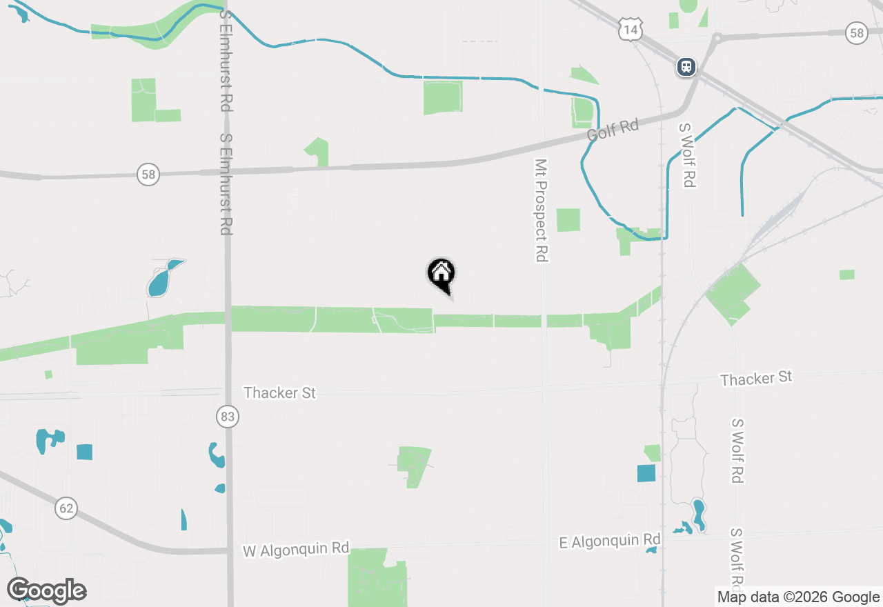 Map of 571 Dara James Road, Des Plaines, IL 60016
