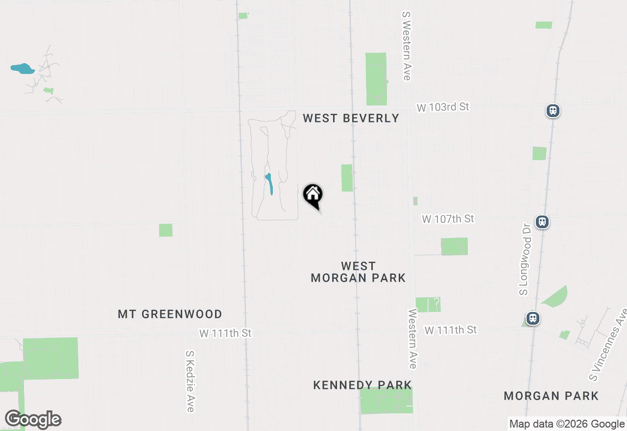 Map of 2728 W 107th Street, Chicago, IL 60655