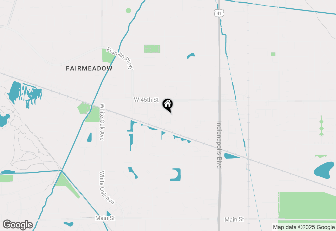 Map of 9743 Wildwood Court #1D, Highland, IN 46322