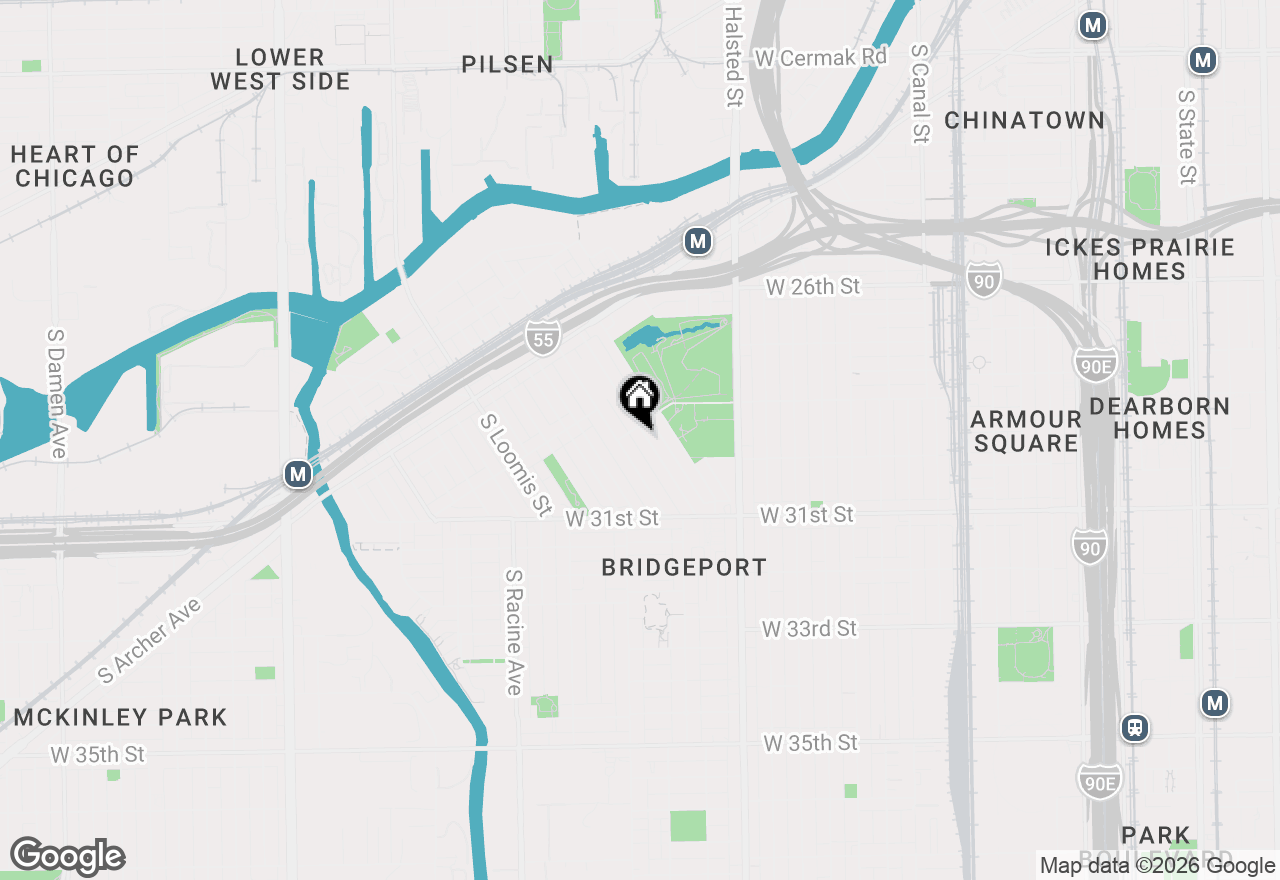 Map of 2910 S Quinn Street, Chicago, IL 60608