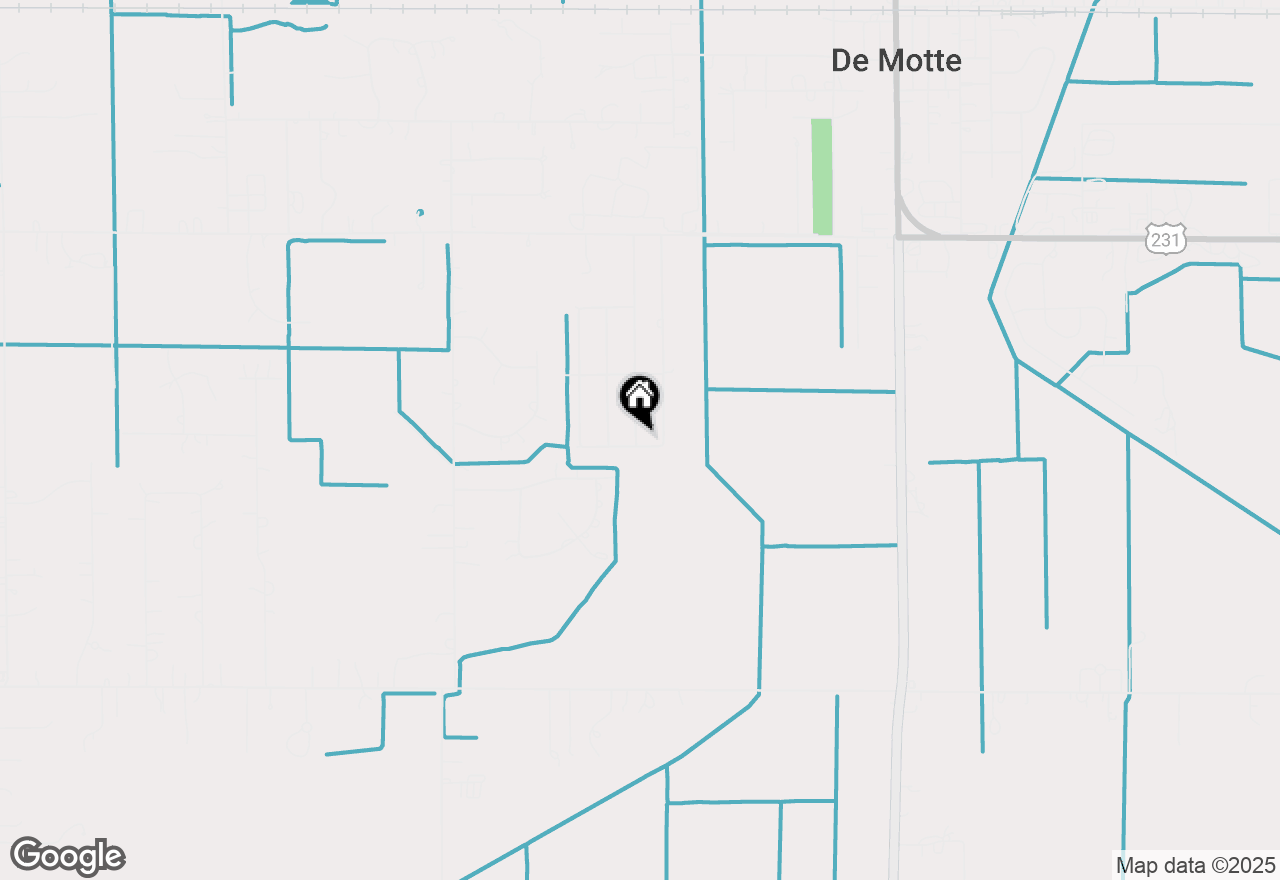 Map of 2029 Ironwood Street Sw, Demotte, IN 46310