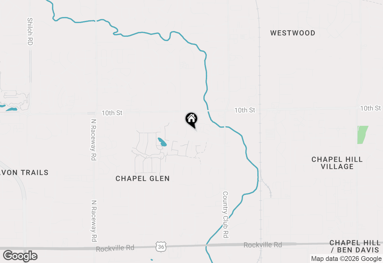 Map of 774 Chapel Pines Drive W, Indianapolis, IN 46234