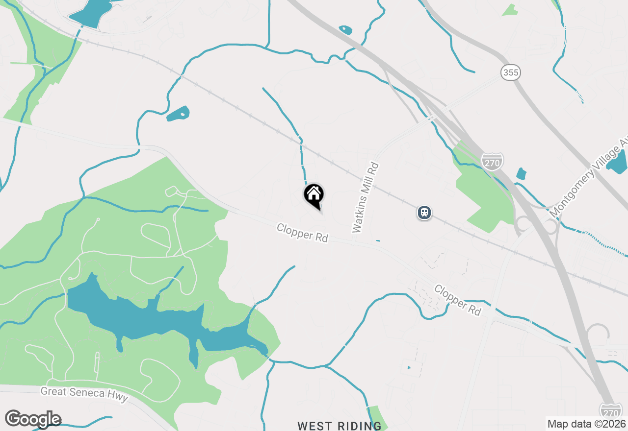 Map of 61 Oak Shade Road, Gaithersburg, MD 20878