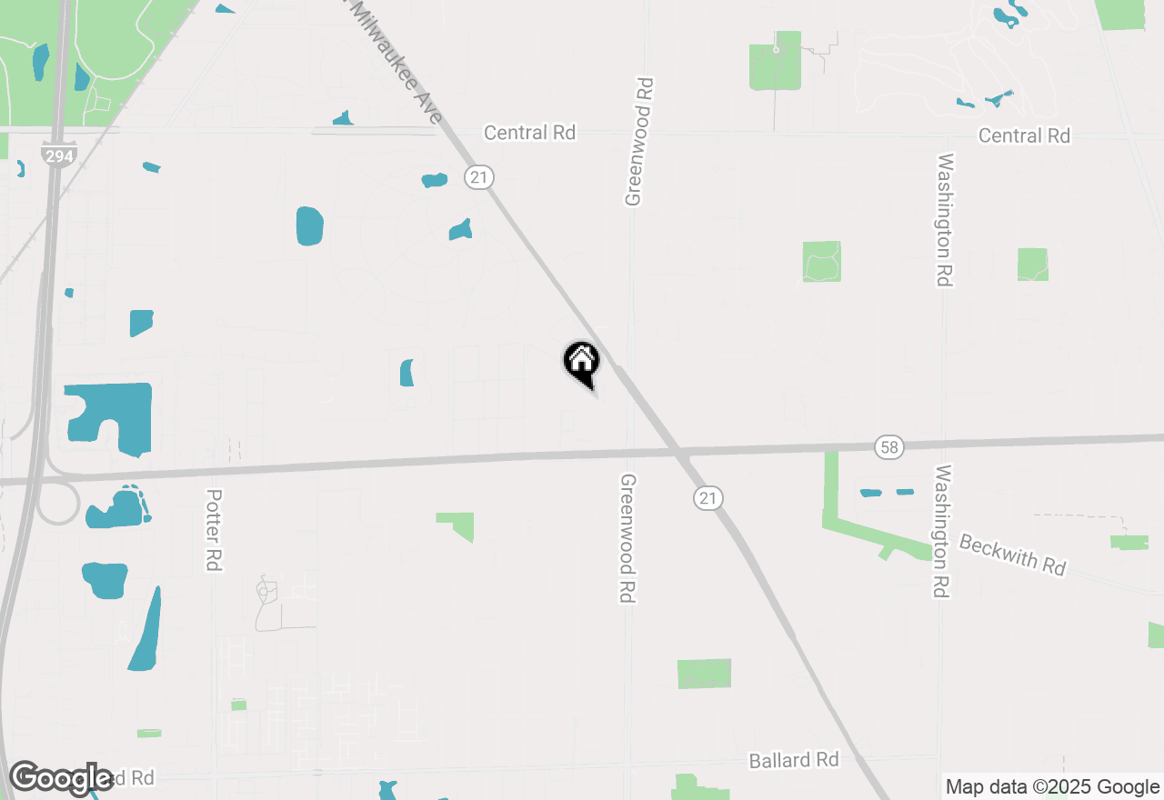 Map of (Address confidential), Des Plaines, Illinois 60016