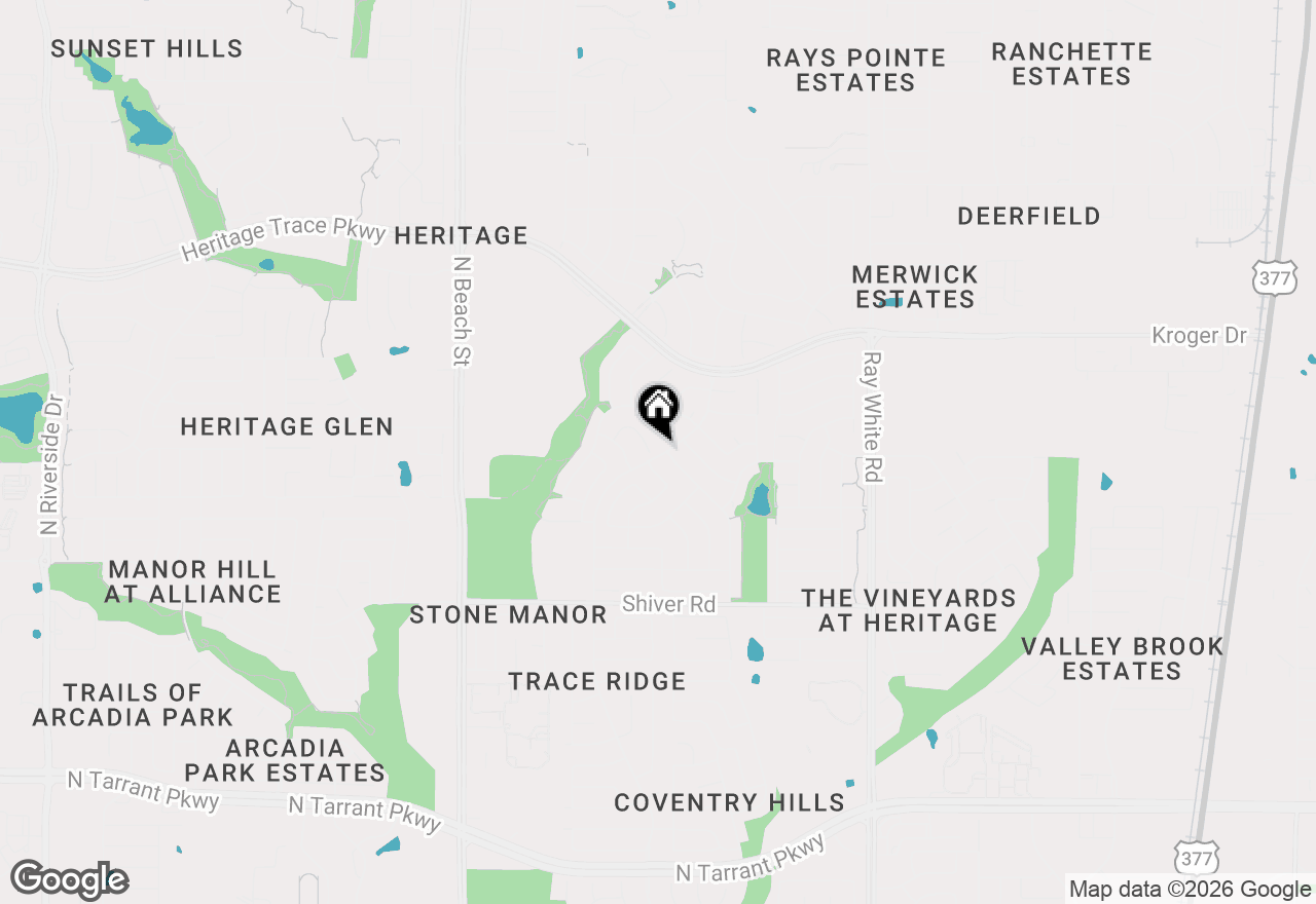 Map of 4861 Aidan Court, Fort Worth, TX 76244