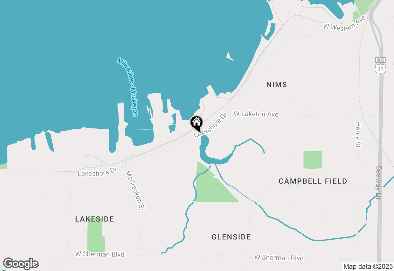 Map of 1700 Lakeshore Drive, Muskegon, MI 49441