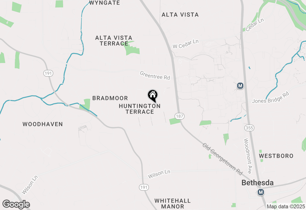 Map of 5517 Mckinley Street, Bethesda, MD 20817