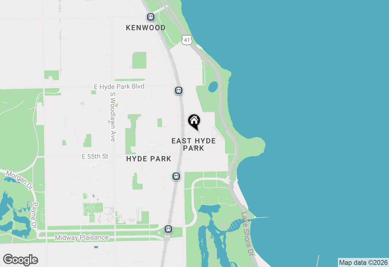 Map of 5421 S Cornell Avenue #14, Chicago, IL 60615