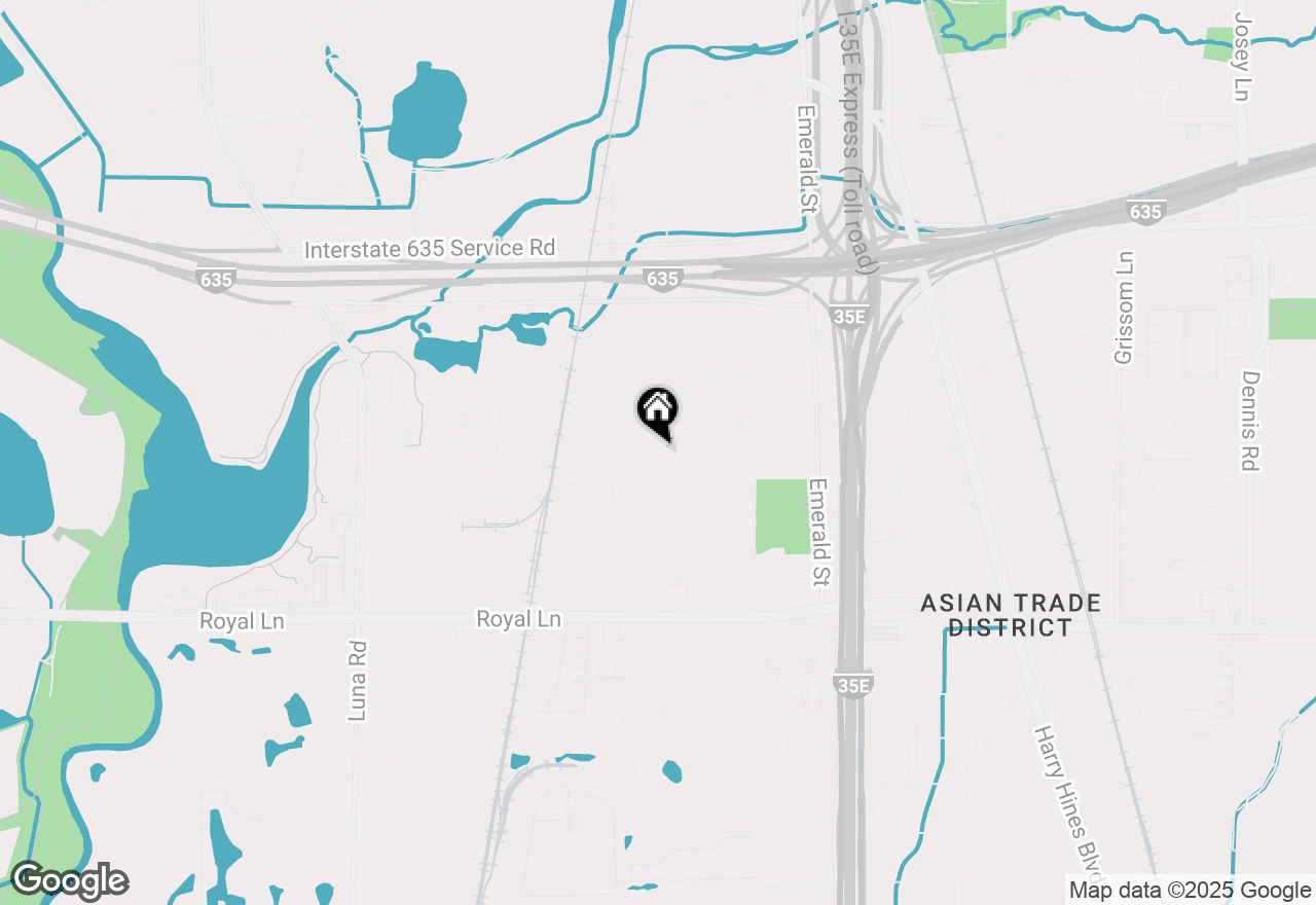 Map of 11514 Newberry Street, Dallas, TX 75229