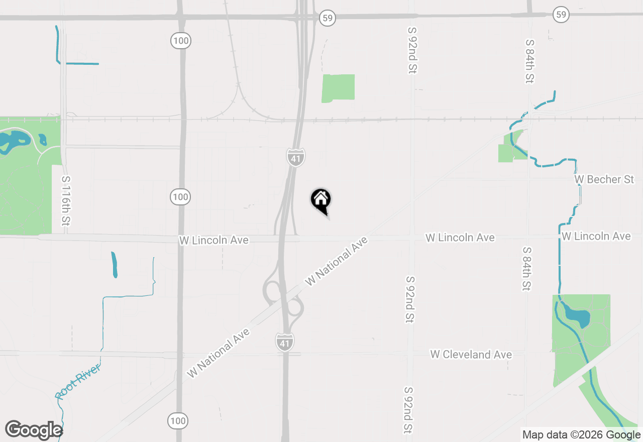 Map of 2187 S 98th St, West Allis, WI 53227