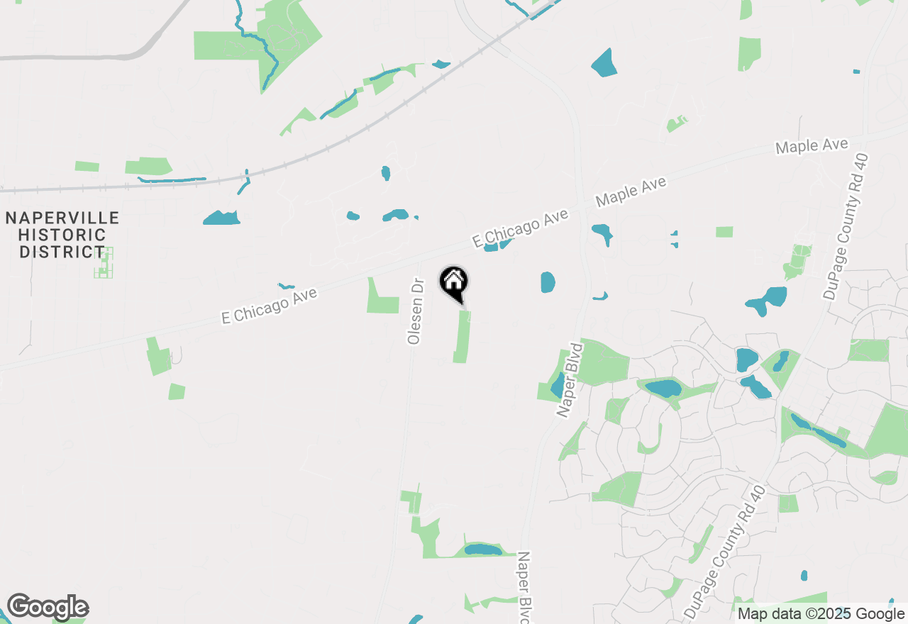 Map of 104 Devon Lane, Naperville, IL 60540