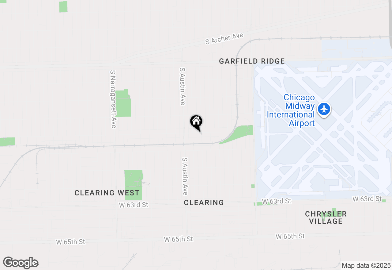 Map of 5917 W 59th Street, Chicago, IL 60638