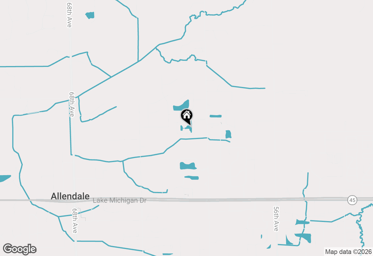 Map of 6180 Charleston Lane #46, Allendale, MI 49401