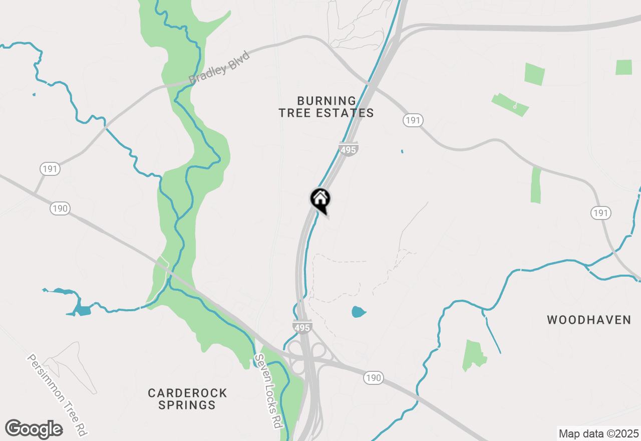 Map of 7713 Arrowood Court, Bethesda, MD 20817