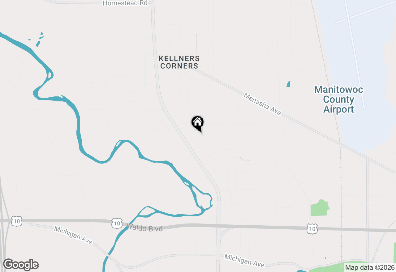 Map of 4412 Just Ct, Manitowoc, WI 54220