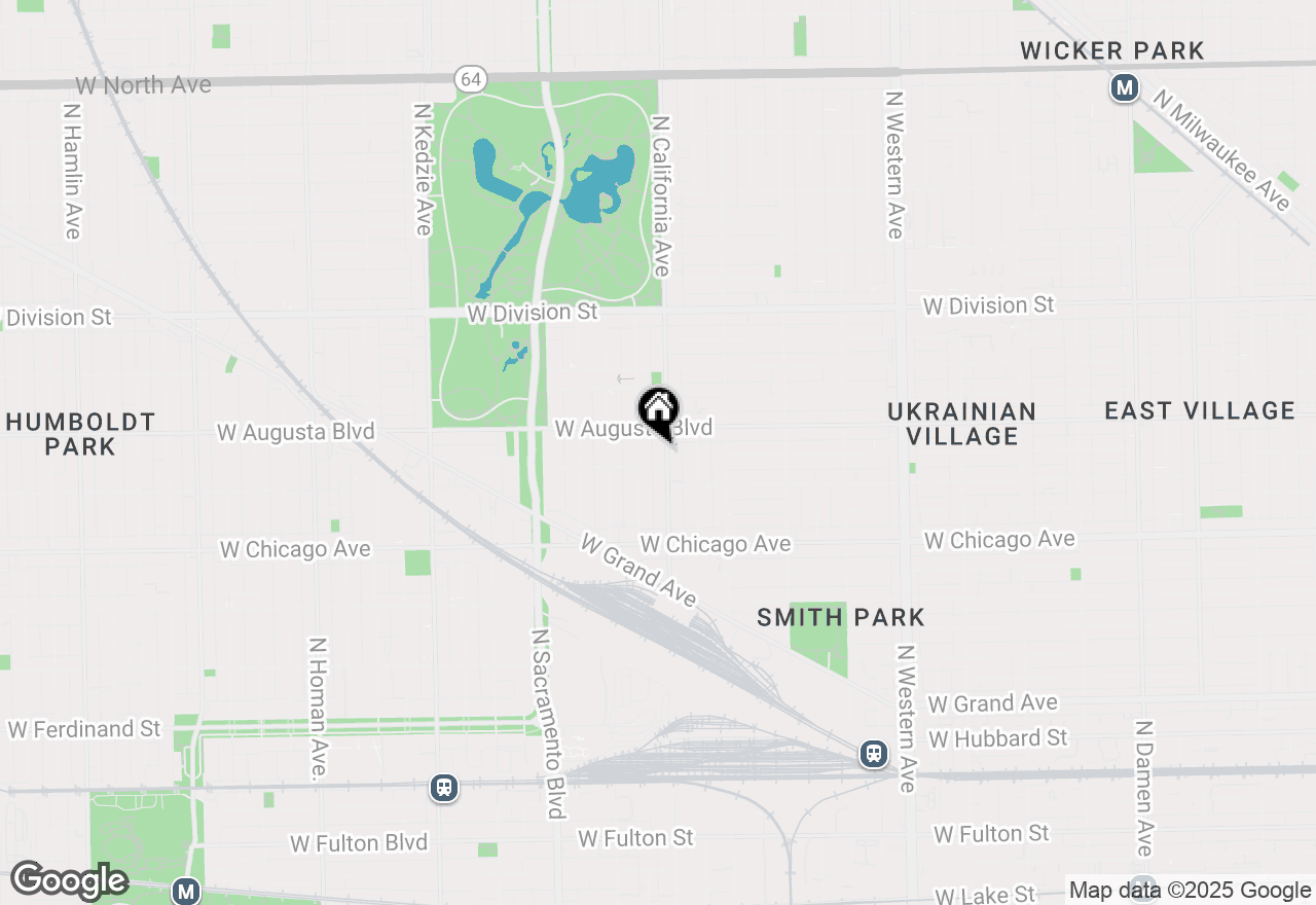 Map of 934 N California Avenue #4S, Chicago, IL 60622