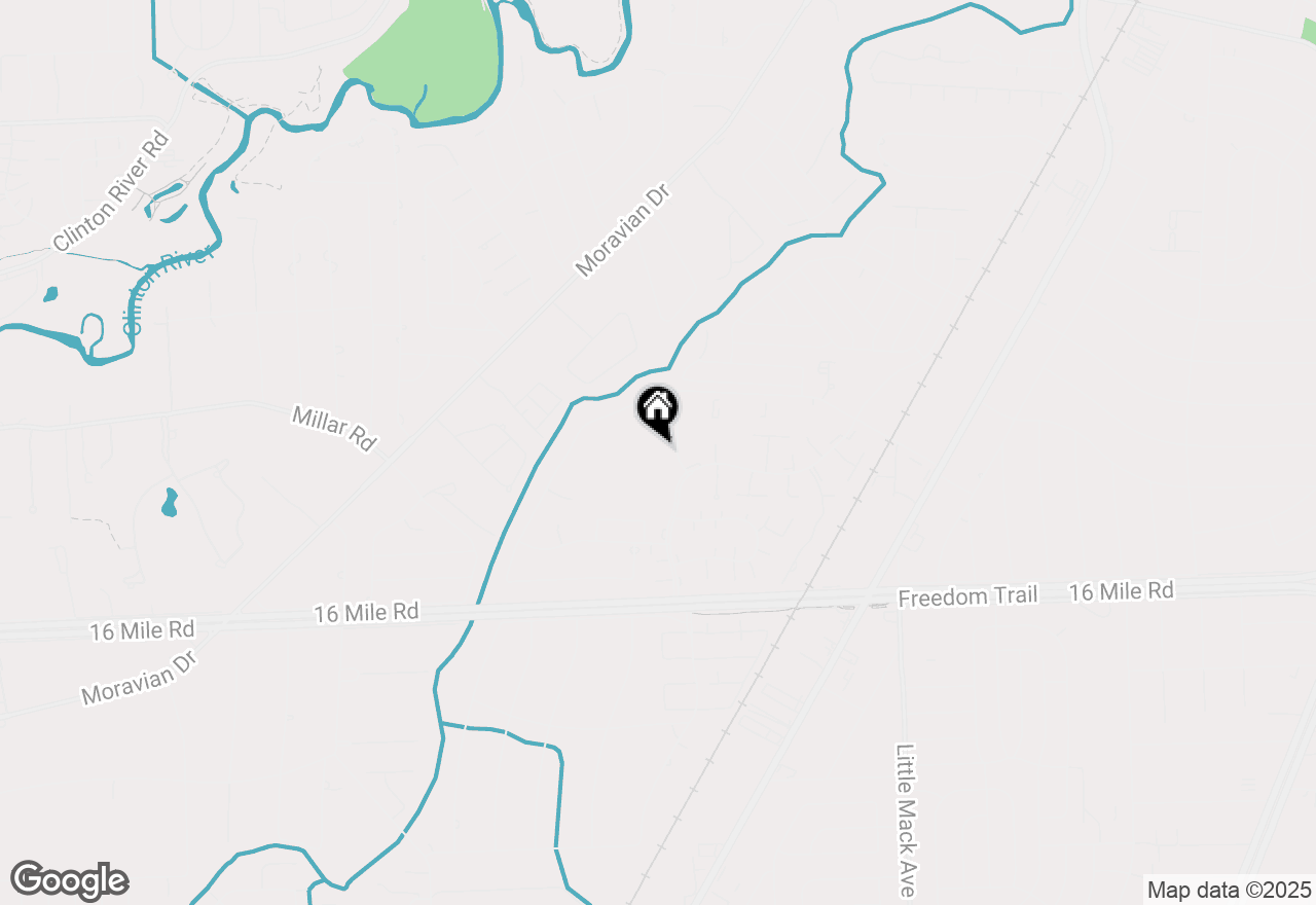 Map of 37063 Brynford Drive, Clinton Township, MI 48036