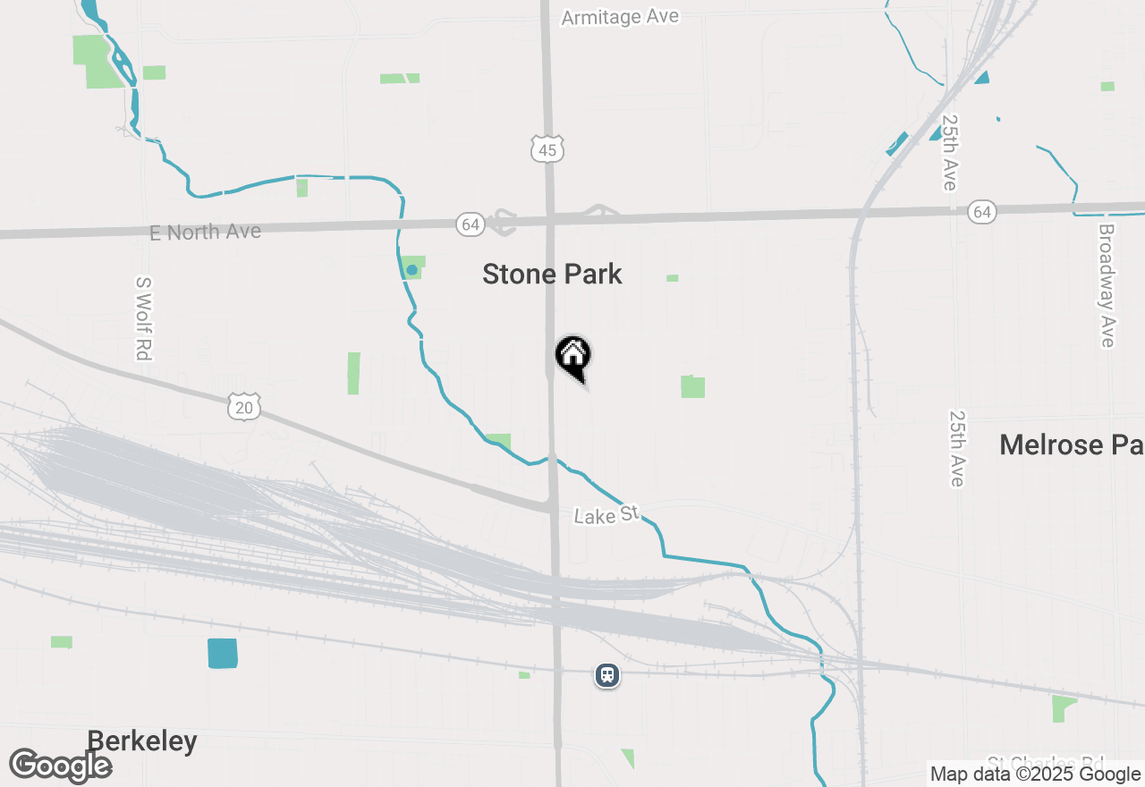 Map of 1630 N 40th Avenue, Stone Park, IL 60165