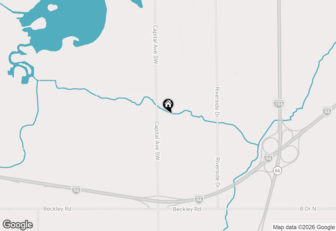 Map of 125 E Hamilton Lane, Battle Creek, MI 49015