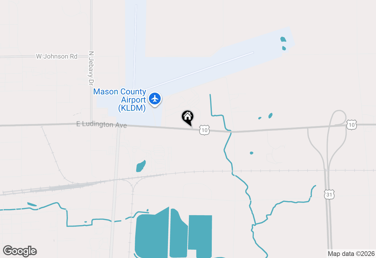 Map of 5041 W Us 10, Ludington, MI 49431