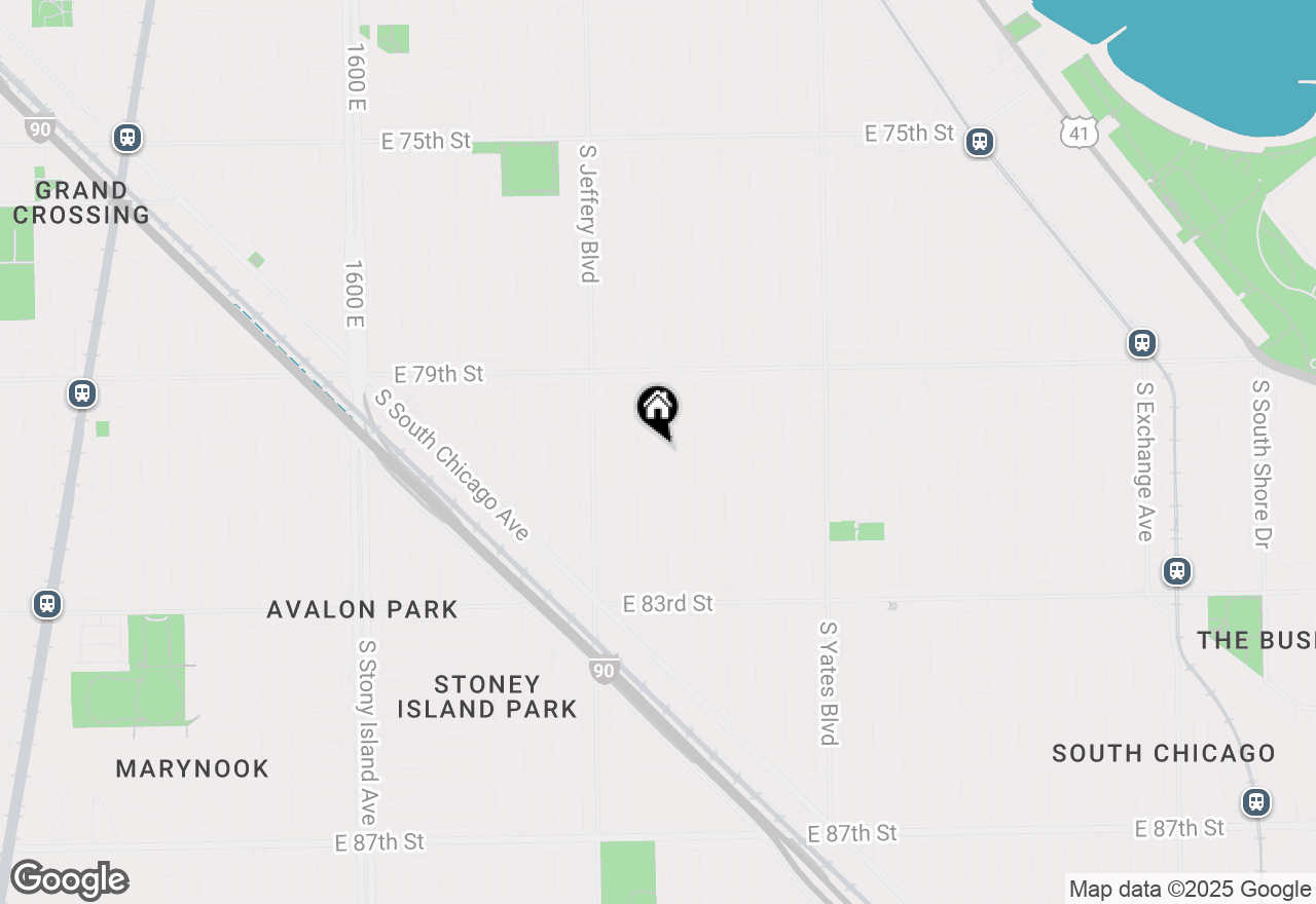 Map of 8021 S Clyde Avenue, Chicago, IL 60617