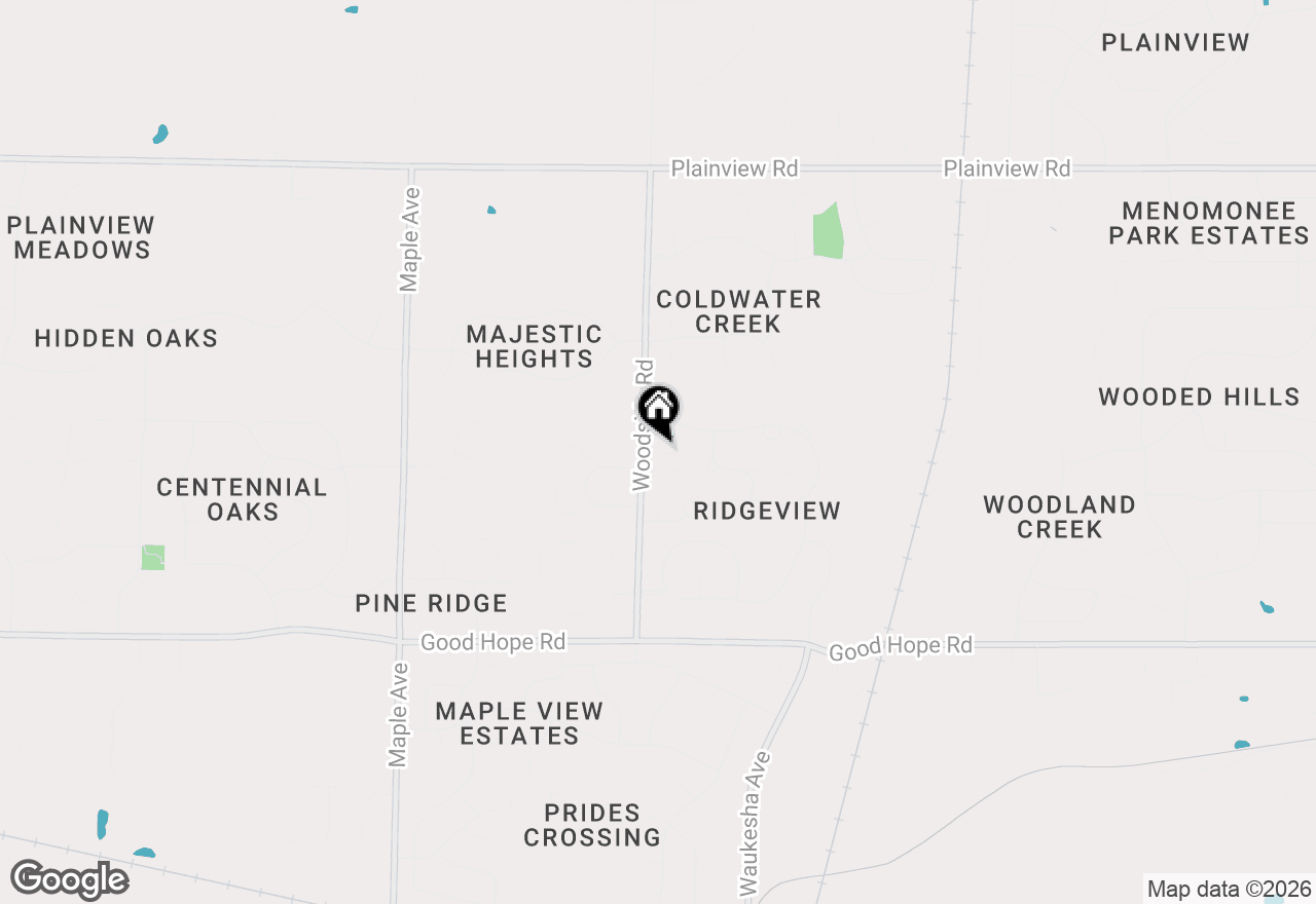 Map of N75W23470 Water Tower Ct #B4, Sussex, WI 53089
