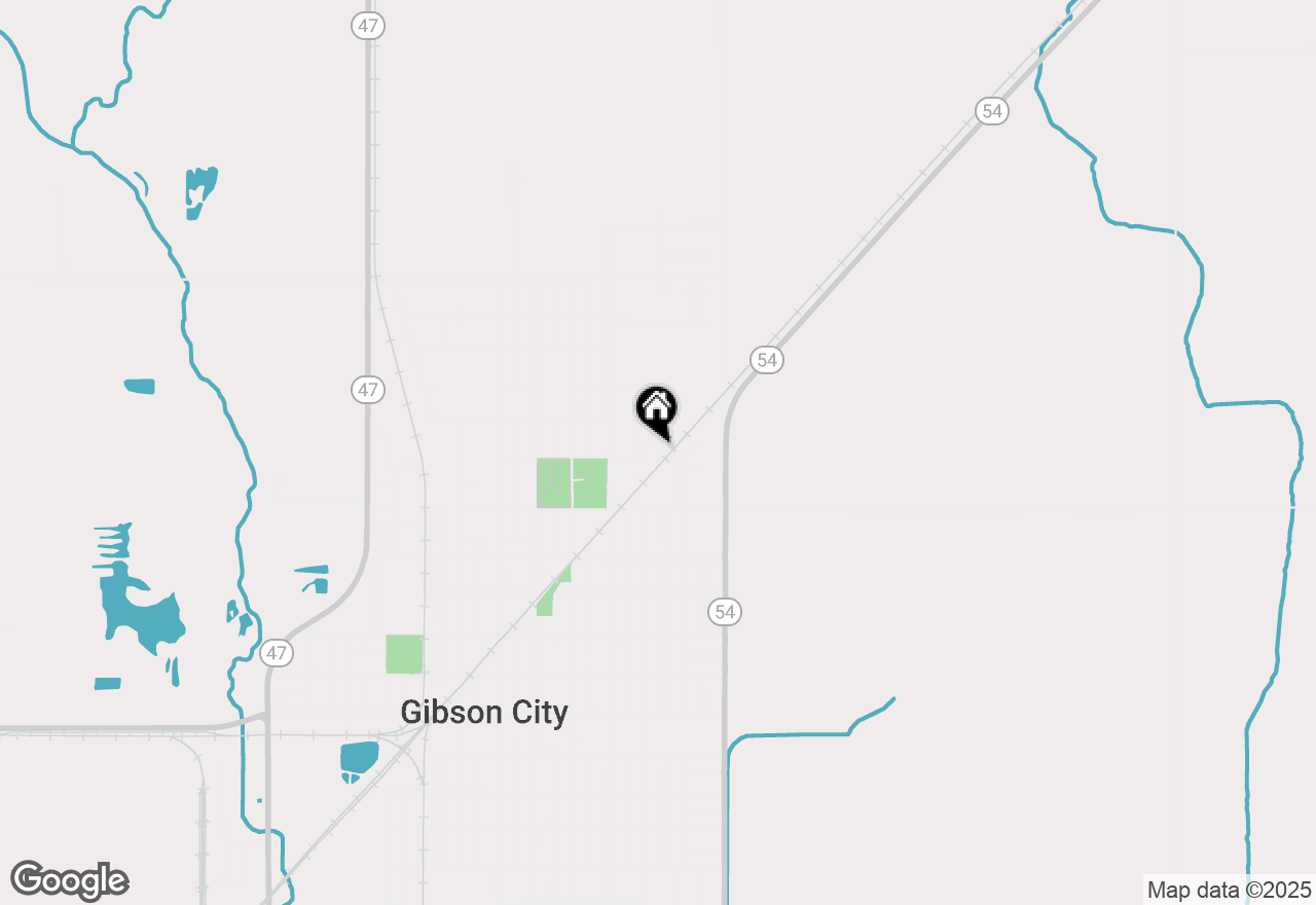 Map of 427 Eyer Street, Gibson City, IL 60936