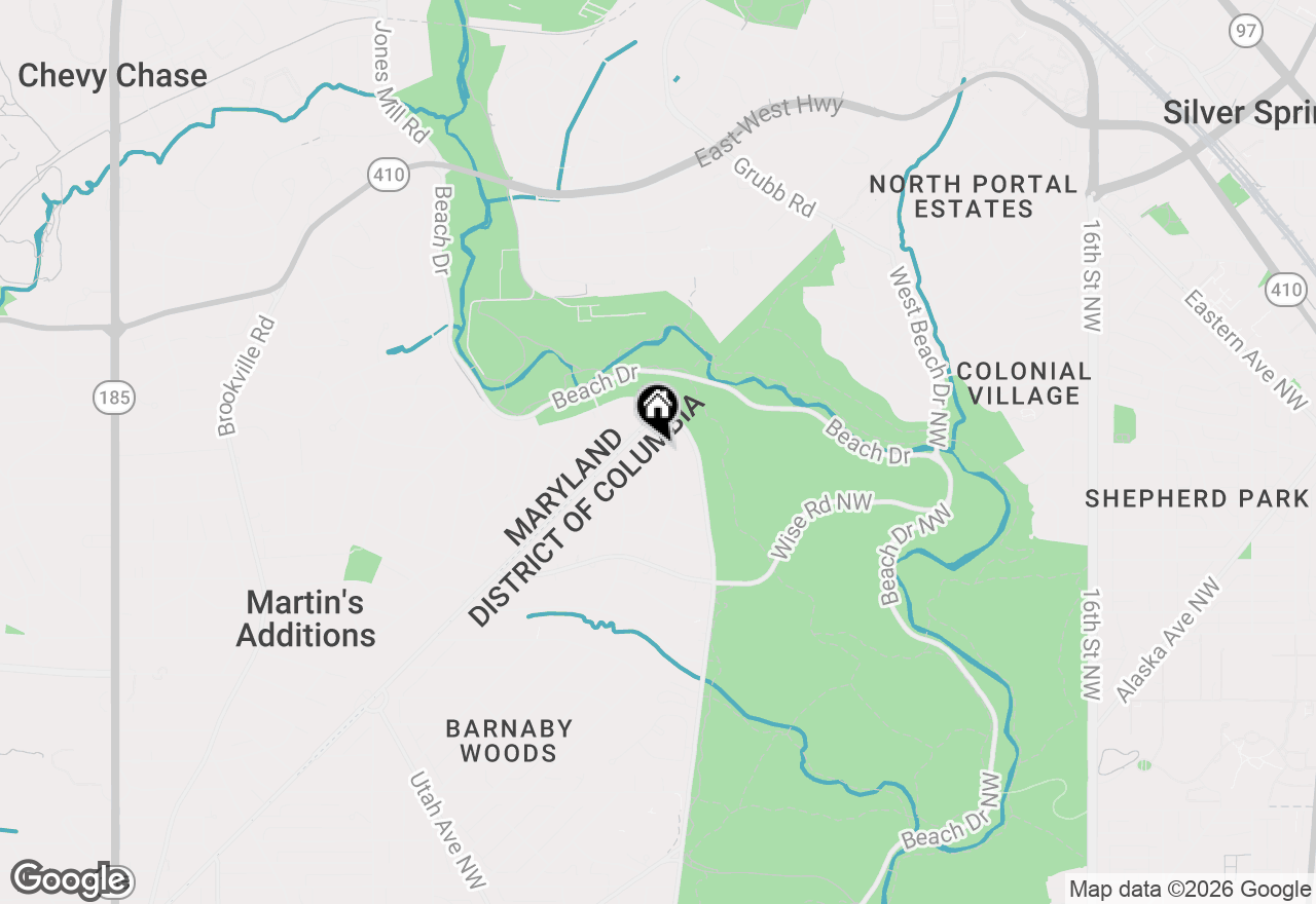 Map of 7064 31st Street Nw, Washington, DC 20015