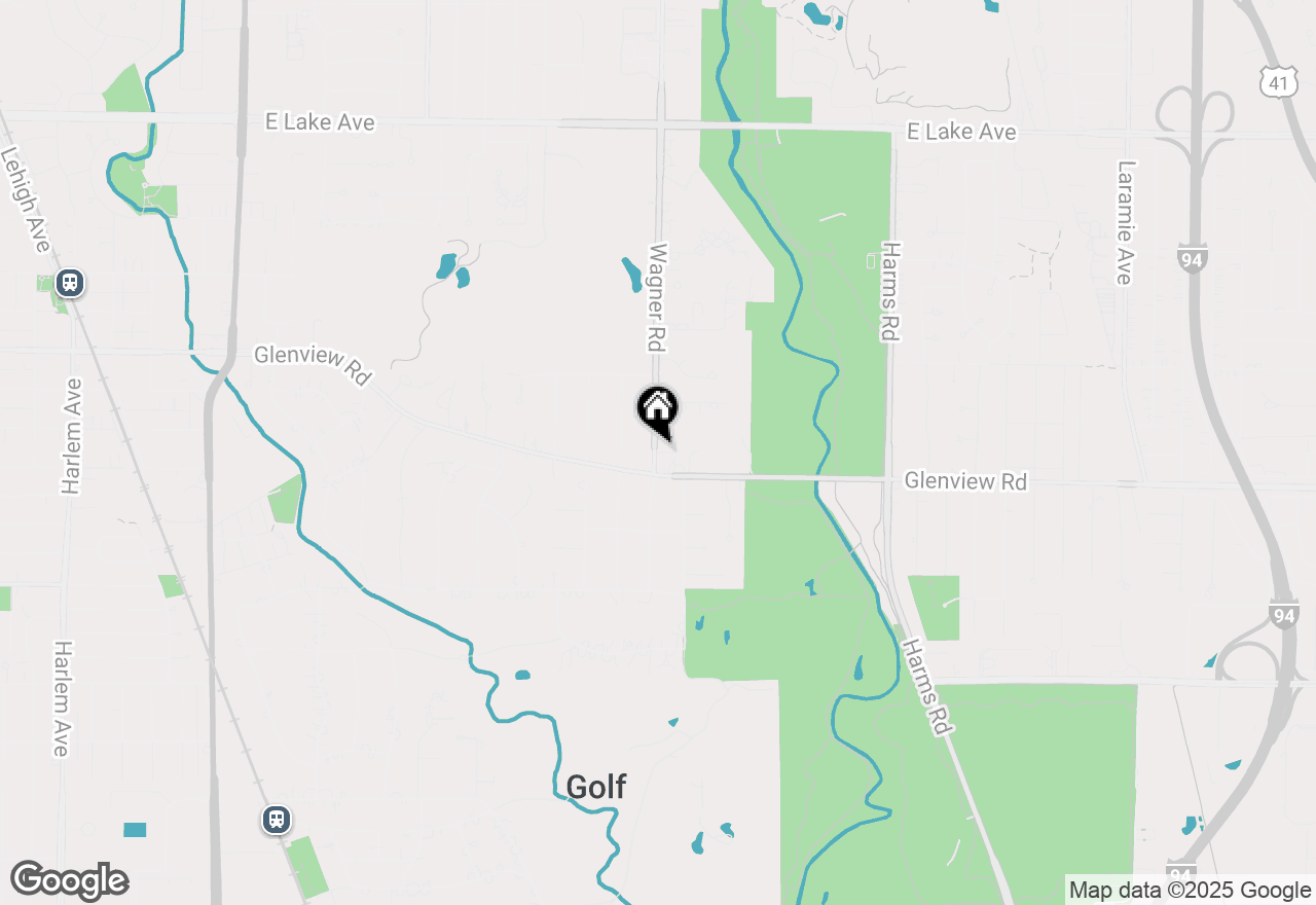 Map of (Address confidential), Glenview, Illinois 60025