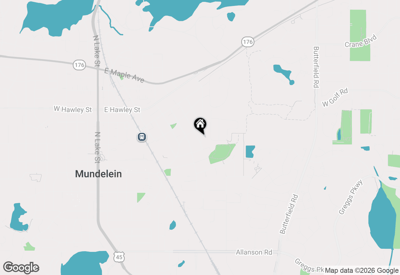 Map of 217 Dalton Avenue, Mundelein, IL 60060